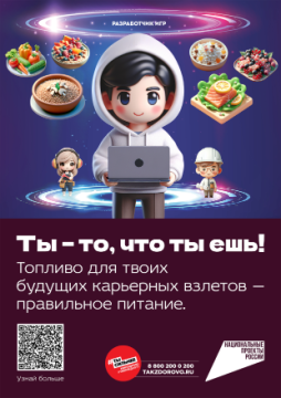 Плакат о питании